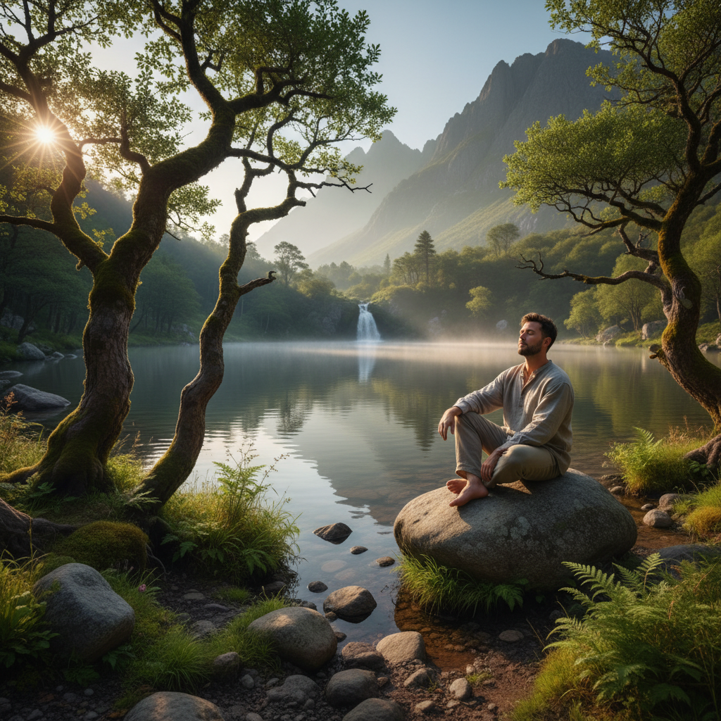 Tanaman herba alami dan tumbuhan hijau