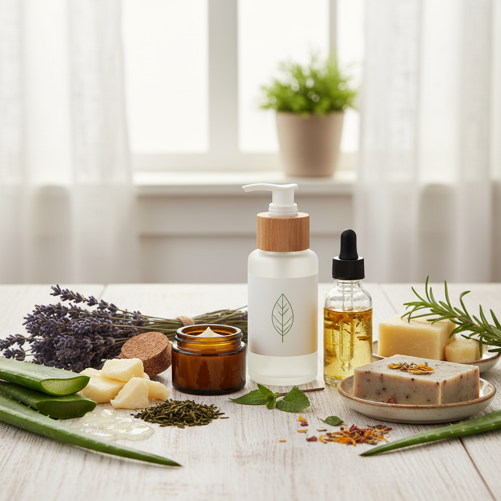 Produk perawatan alami berbahan nabati